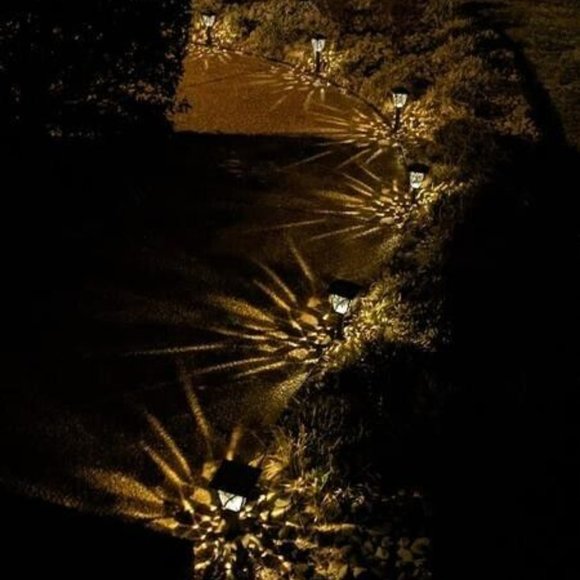 6-Pack LED Solar Lights for Sidewalk Pathway Steps Dock Outdoor - Picture 4 of 5